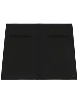 Courrges юбка мини Heritage Clipped, черный