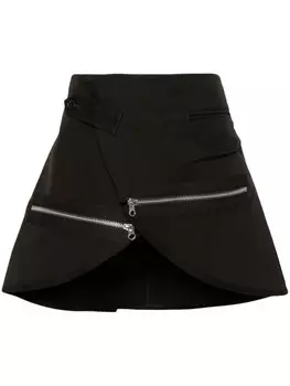 Courrges юбка мини Modular, зеленый