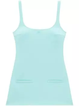 Courrges юбка мини с карманами, синий