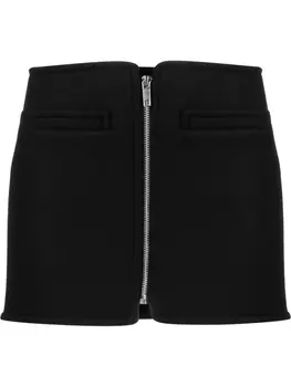 Courrges юбка Swallow на молнии, черный