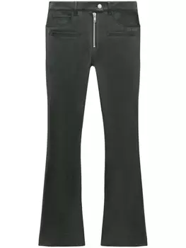 Courrges виниловые брюки, черный