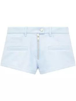 Courrges виниловые шорты Heritage, синий