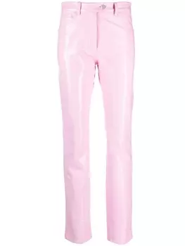 Courrges зауженные брюки, розовый