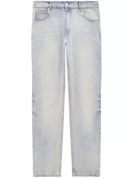 Courrges зауженные джинсы, синий