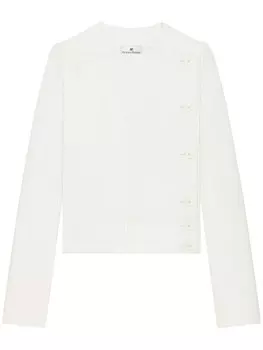Courrges жакет строгого кроя, белый