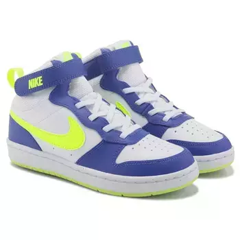 Court borough 2 высокие кроссовки для малышей Nike, синий