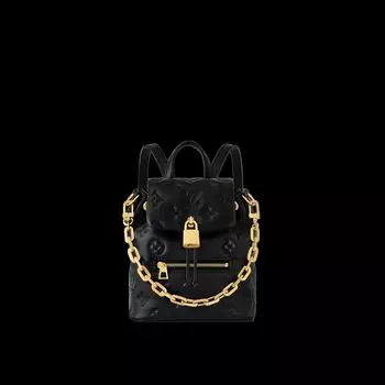 Coussin Рюкзак Мини Louis Vuitton, черный