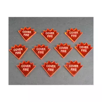 Cover Fire — флуоресцентный янтарь, Token Sets - Commands (Litko Aerosystems)