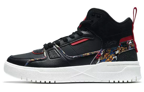 Cow Turns The World Скейтбординг Кроссовки женские высокие черные Xtep