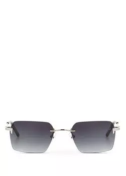 Cr 80018 c1 мужские солнцезащитные очки в металле Cerruti 1881, серебряный