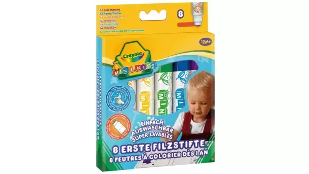 Crayola Фломастеры First, 8 шт