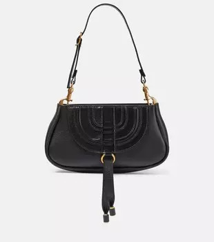 Crazy Marcie Маленькая кожаная сумка через плечо Chlo, черный