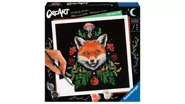 Creart картина по номерам пикси колд: фокс от 12 лет и старше Ravensburger Beschftigung