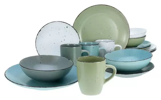 CreaTable, 22234, Fashion Colorful, комбинированный сервиз, 16 предметов, керамика, мультиколор