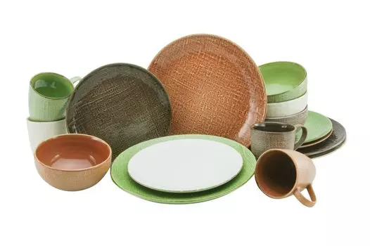 CreaTable, 22239, Canvas Mediterranean, комбинированный сервиз, керамогранит, мультиколор