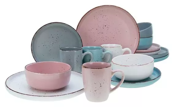 CreaTable, 22908, Modern Fashion Colorful, комбинированный сервиз, 16 предметов, керамика, мультиколор