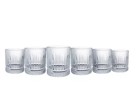 CreaTable, 33047, Elysia Прозрачный, стаканчики для виски 6 шт, стекло