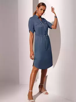 Creation L платье-рубашка "Платье-рубашка", голубой