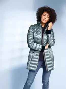 CREATION L PREMIUM стеганая куртка, без капюшона, бирюзовый