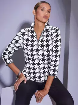 Creation L рубашка поло "Рубашка поло", цвет Schwarz-Ecru-Bedruckt