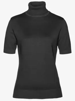 Creation L свитер с короткими рукавами "Пуловер", черный