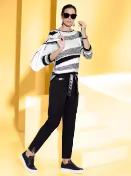 Creation L Свитер с рукавами 3/4 "Пуловер", черный