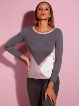 Creation L вязаный свитер "Пуловер", антрацит