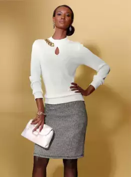 Creation L вязаный свитер "Пуловер", цвет Ecru