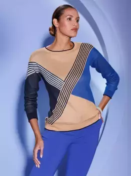 Creation L вязаный свитер "Пуловер", синий