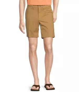 Cremieux Blue Label Soho Slim Fit Flat Front Comfort Stretch 7 Шорты по внутреннему шву, бежевый