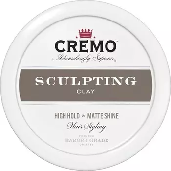 Cremo Barber Grade глина для укладки волос для мужчин с матовой отделкой высокой фиксации 113 г