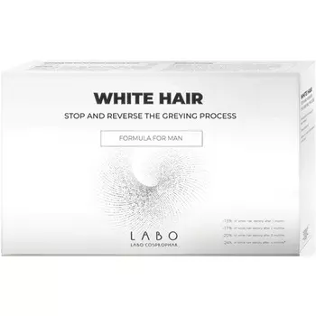 Crescina White Hair для мужчин 20 x 3,5 мл — упаковка из 20 шт.