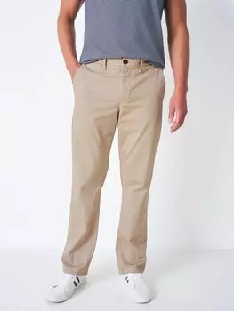 Crew Clothing Прямые брюки чинос, цвет Stone