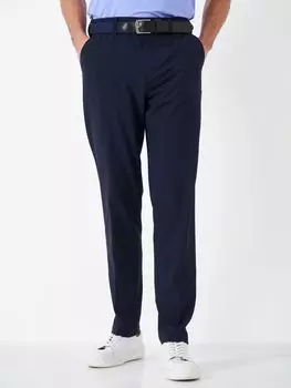 Crew Clothing Прямые брюки-чиносы для гольфа, темно-синие