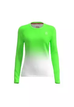 Crew Gradiant Longsleeve - неоновый зеленый, белый BIDI BADU, цвет Neongrn/Wei