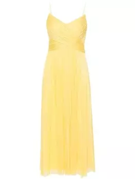 CRISTALLINI длинное платье Moon, желтый