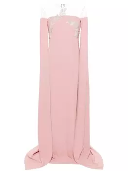 CRISTALLINI платье макси Kassandra, розовый