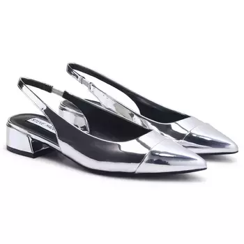 Cristann слингбэк Steve Madden, серебряный