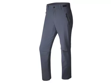 Crivit мужские функциональные брюки, водоотталкивающий внешний материал, серый