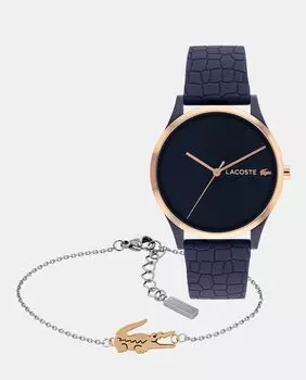Crocodelle 2070020 синие силиконовые женские часы Lacoste, синий