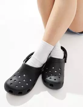 Crocs – Classic – Черные сабо унисекс