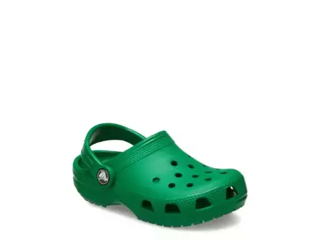 Crocs Classic Clog - детские, темно-зеленые