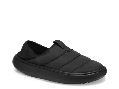 Crocs Classic Puff Moc Slip-On, черные