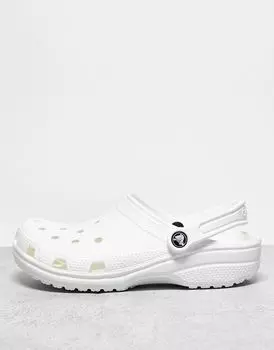 Crocs – Classic – Сабо унисекс белого цвета