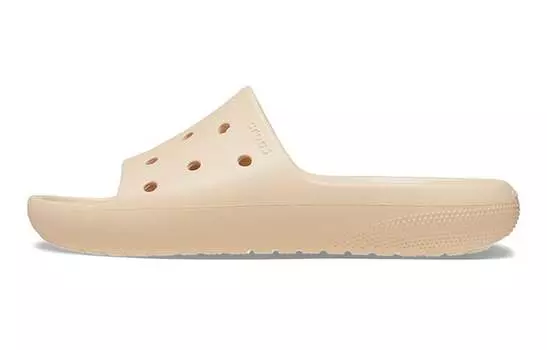 Crocs Классические шлёпанцы Crocs мужские и женские, тёплый хаки, Shitake