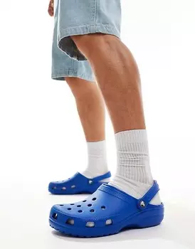 Crocs – Классические унисекс – Сабо в синем цвете