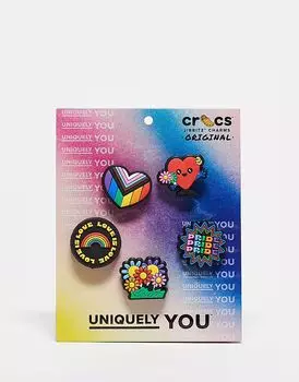 Crocs Love is Love 5 шт. в упаковке jibbitz