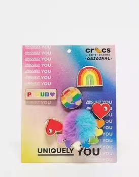 Crocs Proud 5 шт. в упаковке jibbitz