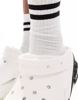 Crocs Unisex – Bubble Crush – Белые сабо