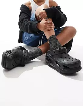 Crocs Unisex – Bubble Crush – Черные сабо